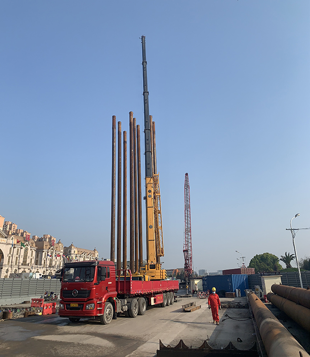 ICE, resonance free vibratory hammer, ICE 70RF, shanghai elevated highway foundations