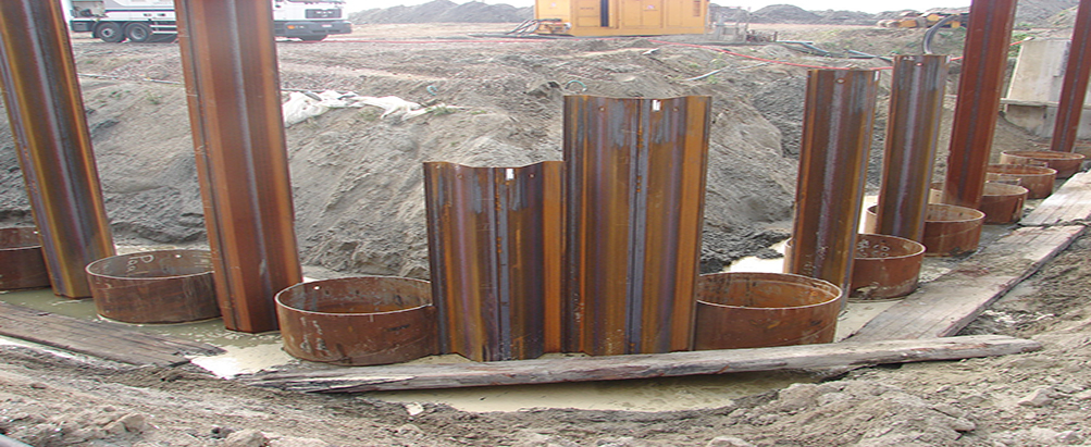 Tips for installing sheet pile combi walls