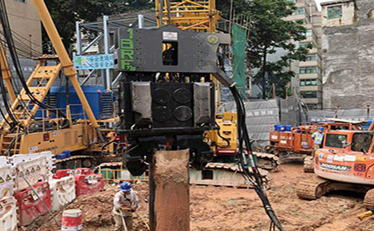 Does not disturb… 18RF piling technology approved for foundation construction in HK Central