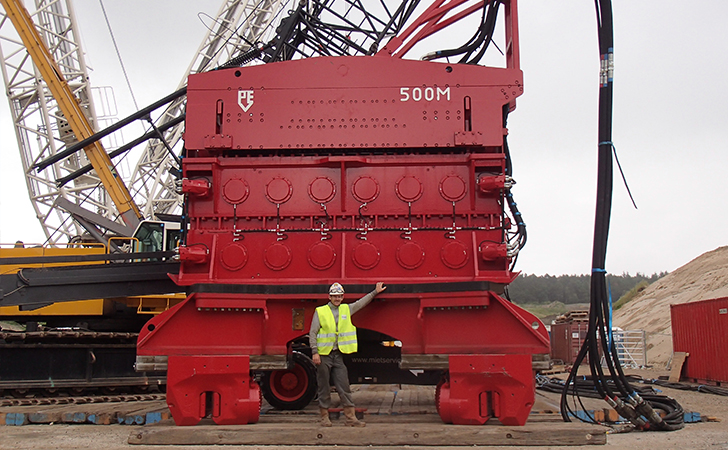 Big tools for offshore wind farm foundation jobs