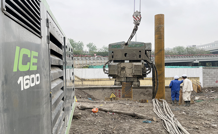 Steel foundations for Shanghai’s Longyang Road Overpass 