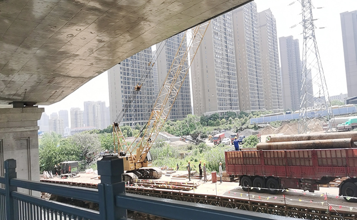 12m span width trestle bridge extraction project goes to ICE 416L