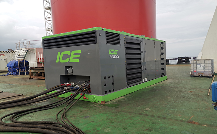 ICE 液压振动锤250NF助力国家电投海上风电基础施工