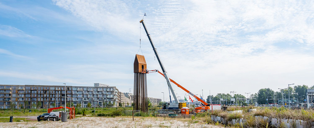 阿姆斯特丹建造艺术作品来展现基础桩