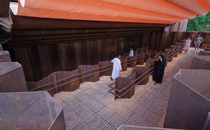 Netherlands Sheet Pile Pavilion at Expo 2020 Dubai  