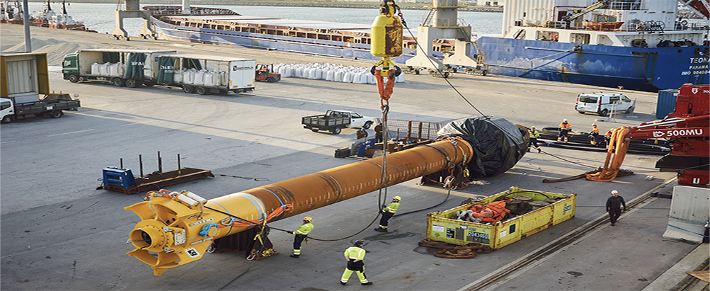 Novel UMACK foundation pile vibrated into the seabed to harness wave power to power the planet