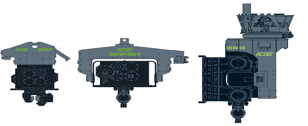 One 8kgm hammer in three versions to match three client preferences