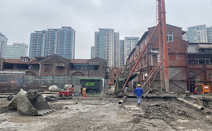 上海市中心城市更新项目打桩 如何保护文物建筑