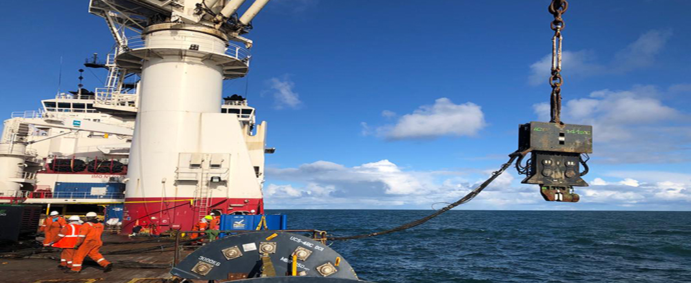 Removal of intact anchor piles with 1412C Vibratory Hammer