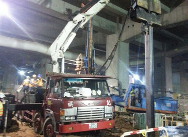 香港大型建筑红磡站和体育馆地下墓底下排水系统改造基础施工