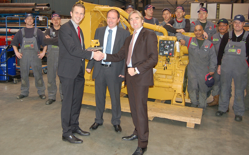 11/11/11 Delivery Milestone of the 750th CATERPILLAR Engine