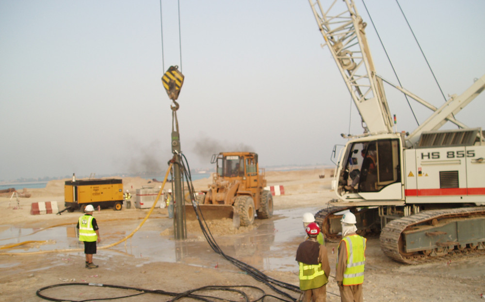 ICE Vibroflot succesfully tested in Dubai