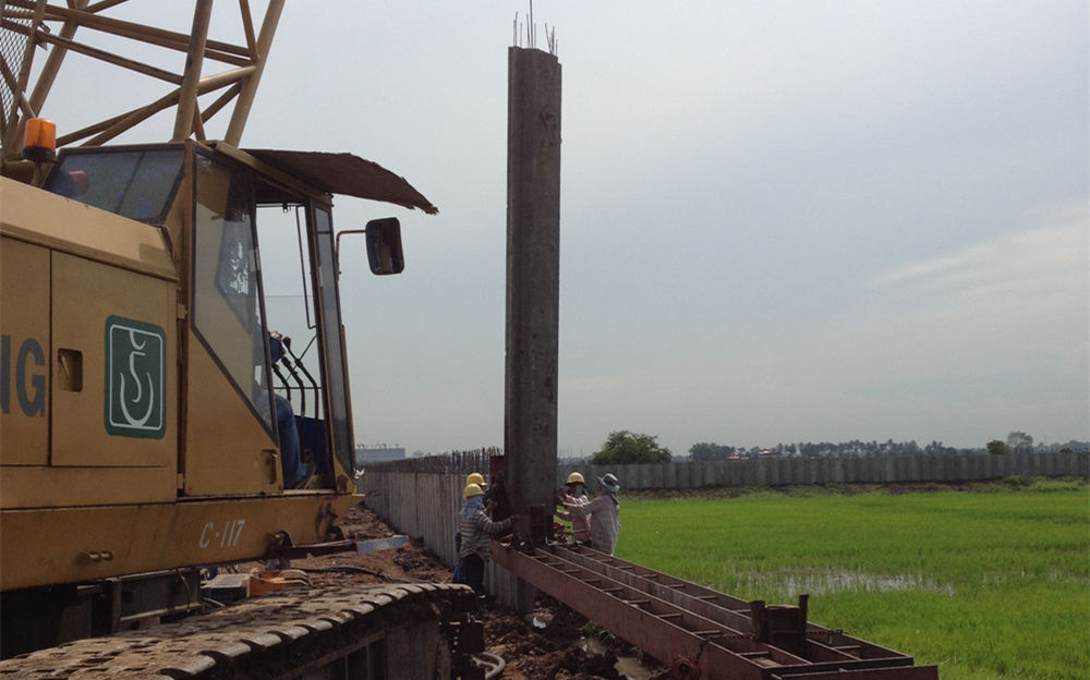 Concrete sheet piles are hot in China!