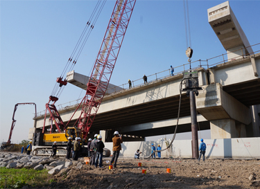 Innovating Shanghai’s inner-city fly-over foundations with green & quiet vibro technology