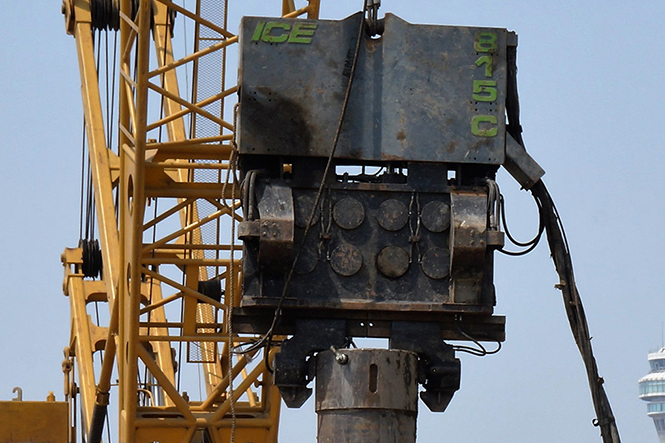 Foundations for Pudong Airport Satellite Terminal