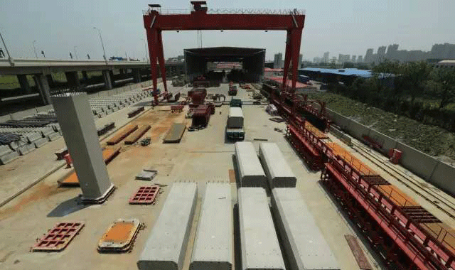 Pioneering pre-cast highway construction methods in China