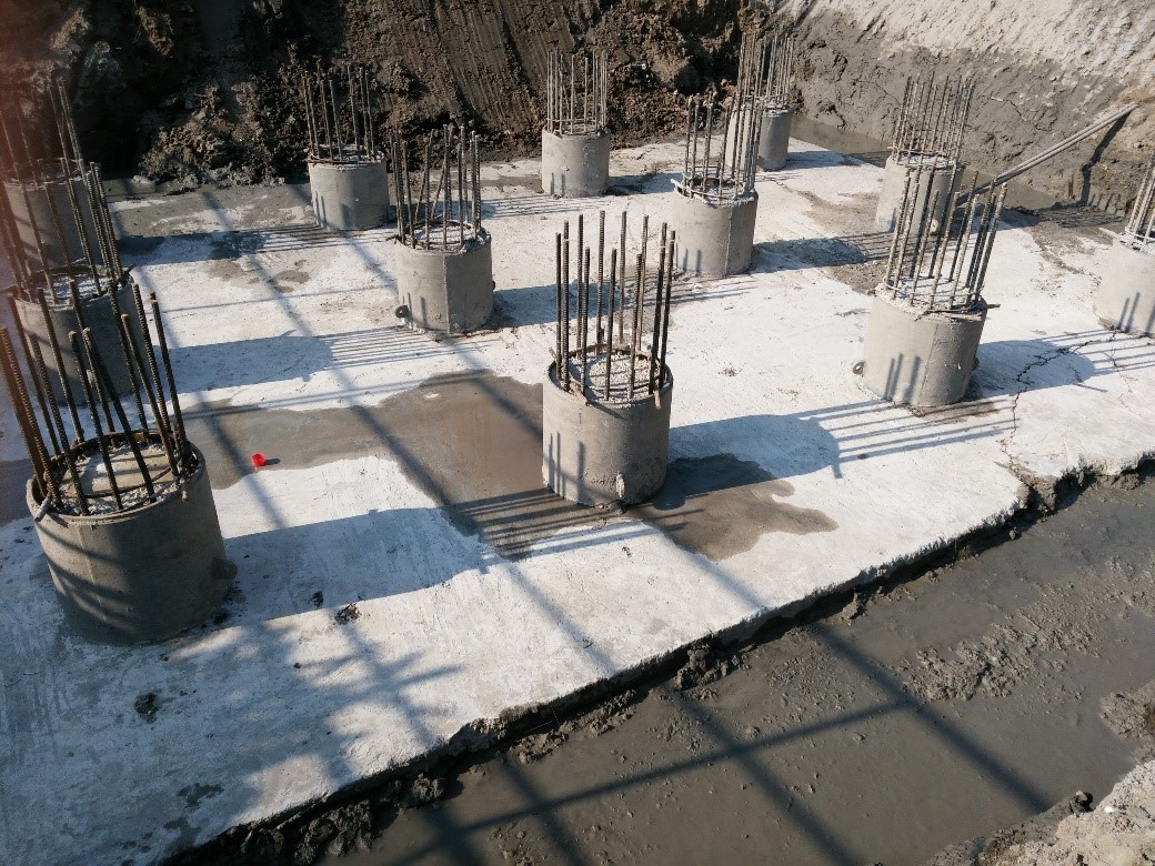 ICE,70RF,Shanghai highway construction,highway foundation installation method,steel foundation vibro